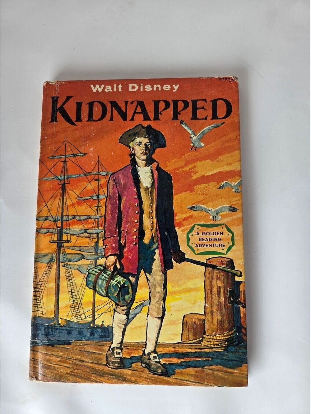 Walt Disney Kidnapped Golden Press 1960 Hardcover Adventure Book Illustrated